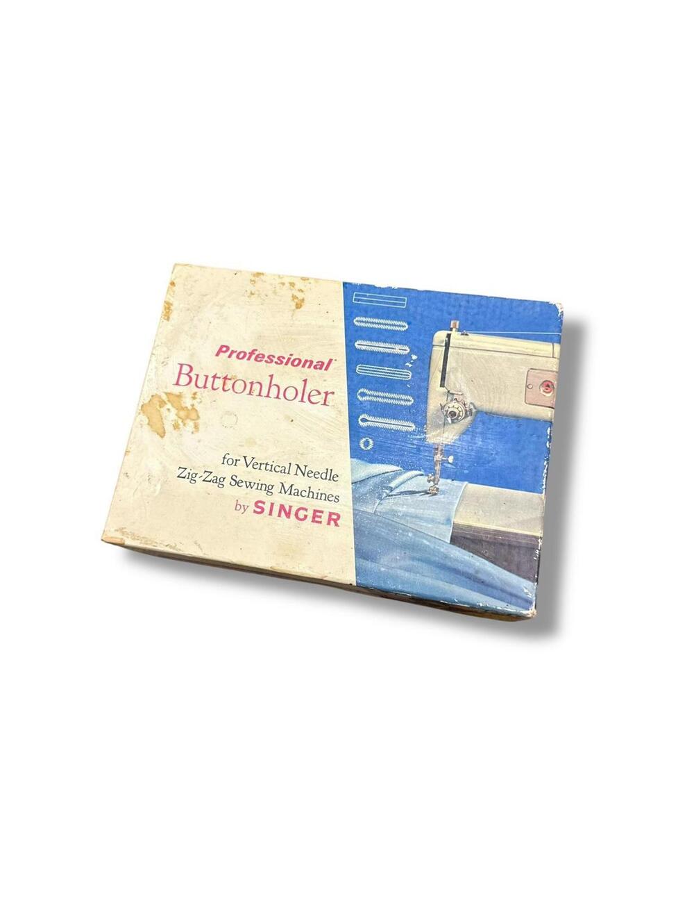 SINGER Professional Buttonholder in Box